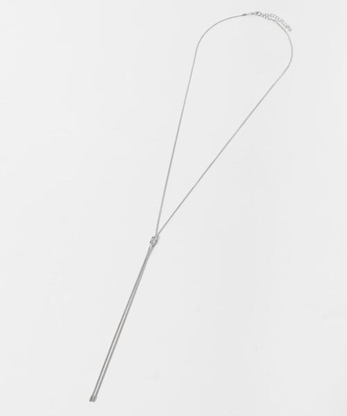 URBAN RESEARCH DOORS（アーバンリサーチドアーズ）の「スネークチェーンノットネックレス（ネックレス・レディース・ゴールド/シルバー・ONE）」の2枚目の写真