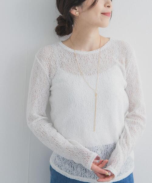 URBAN RESEARCH DOORS（アーバンリサーチドアーズ）の「スネークチェーンノットネックレス（ネックレス・レディース・ゴールド/シルバー・ONE）」の7枚目の写真