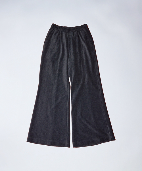 CITYSHOP（シティーショップ）の「[THE MOOD]パイルイージーパンツ（その他パンツ・レディース・ブラック/チャコールグレー・36/38）」の8枚目の写真