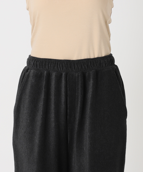 CITYSHOP（シティーショップ）の「[THE MOOD]パイルイージーパンツ（その他パンツ・レディース・ブラック/チャコールグレー・36/38）」の14枚目の写真