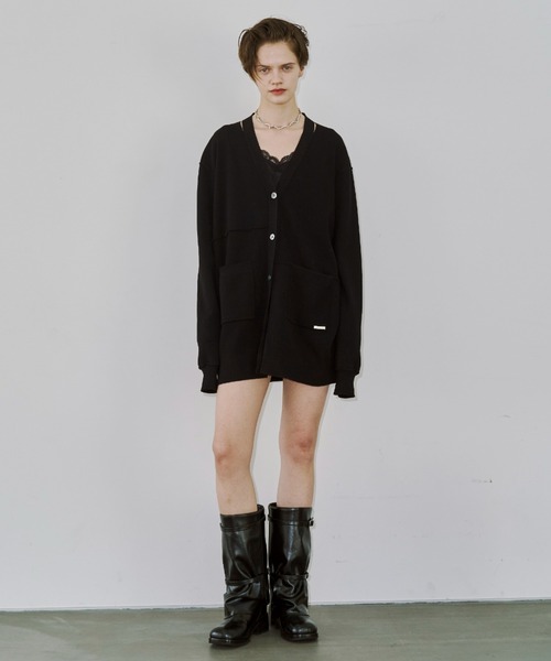 JOSE MOON（ジョゼムーン）の「KNIT SHORTPANTS/ニットショートパンツ（その他パンツ・レディース・ブラック/チャコールグレー・FREE）」の6枚目の写真