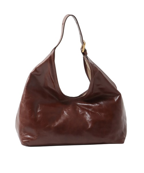 CHRISTIAN VILLA（クリスチャンヴィラ）の「CHRISTIAN VILLA / gloss leather top handle bag(グロスレザートップハンドルバッグ)（ショルダーバッグ・レディース・ブラウン・FREE）」の5枚目の写真