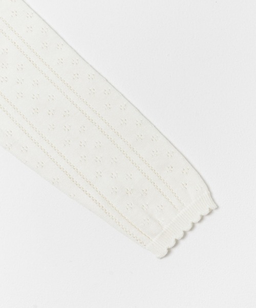 URBAN RESEARCH DOORS（アーバンリサーチドアーズ）の「透かし編みカーディガン(KIDS)（カーディガン/ボレロ・キッズ・ピンク系その他/アイボリー・120/135）」の6枚目の写真