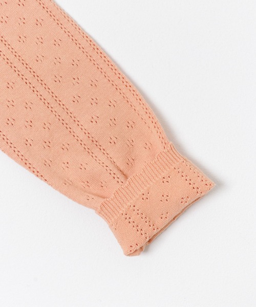 URBAN RESEARCH DOORS（アーバンリサーチドアーズ）の「透かし編みカーディガン(KIDS)（カーディガン/ボレロ・キッズ・ピンク系その他/アイボリー・120/135）」の15枚目の写真