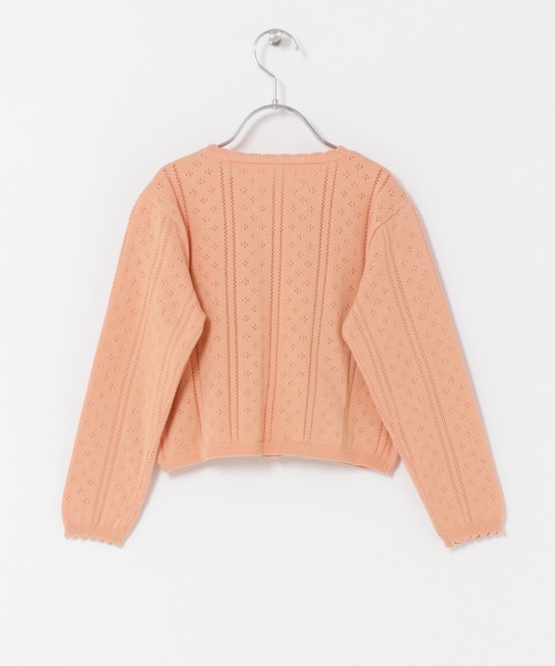 URBAN RESEARCH DOORS（アーバンリサーチドアーズ）の「透かし編みカーディガン(KIDS)（カーディガン/ボレロ・キッズ・ピンク系その他/アイボリー・120/135）」の16枚目の写真