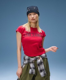 X-girl | STENCIL LOGO S/S BABY TEE(Tシャツ/カットソー)