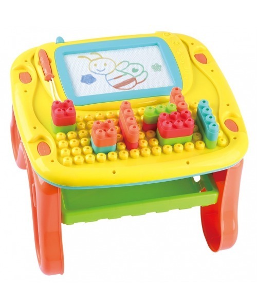 くみたてかんたん！両面つかえるアクティビティテーブル（おもちゃ
