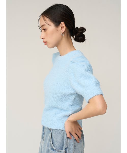 SNIDEL（スナイデル）の「ファンシーヤーンニットプルオーバー（ニット/セーター・レディース・アイボリー/ライトブルー/その他/ラベンダー・F）」の8枚目の写真