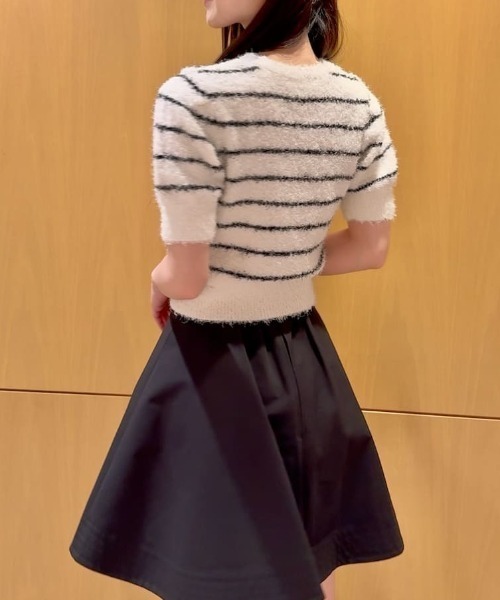 SNIDEL（スナイデル）の「ファンシーヤーンニットプルオーバー（ニット/セーター・レディース・アイボリー/ライトブルー/その他/ラベンダー・F）」の17枚目の写真