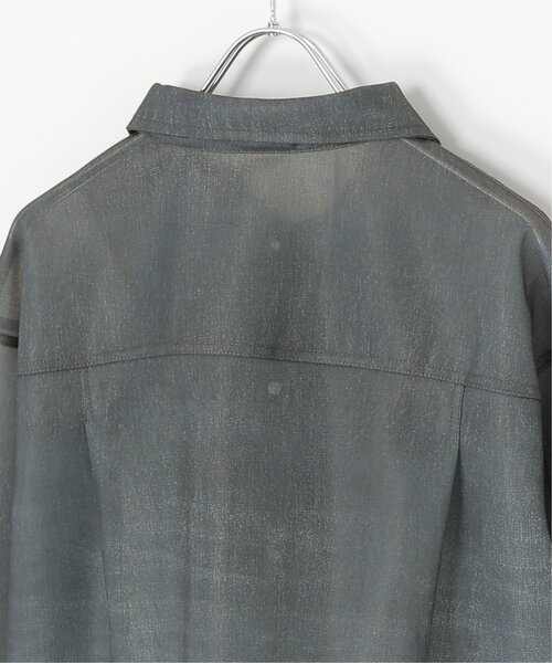 VENCEEXCHANGE(ヴァンスエクスチェンジ)の「シアーダンボールデニムプリントGジャン(デニムジャケット・レディース・ネイビー/ブルー・FREE)」の9枚目の写真