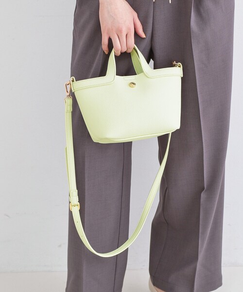 OPAQUE.CLIP（オペークドットクリップ）の「2WAY巾着付ミニトート（ショルダーバッグ・レディース・オフホワイト/ブラック/ベージュ/グリーン系・00）」の19枚目の写真