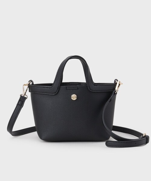 OPAQUE.CLIP（オペークドットクリップ）の「2WAY巾着付ミニトート（ショルダーバッグ・レディース・オフホワイト/ブラック/ベージュ/グリーン系・00）」の15枚目の写真