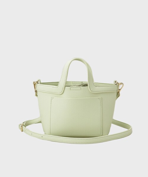 OPAQUE.CLIP（オペークドットクリップ）の「2WAY巾着付ミニトート（ショルダーバッグ・レディース・オフホワイト/ブラック/ベージュ/グリーン系・00）」の11枚目の写真