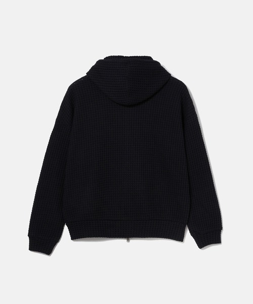 SEAGREEN(シーグリーン)の「SEAGREEN(シーグリーン) BIG WAFFLE HOODIE(パーカー・レディース・イエロー/ブラウン/サックスブルー/ネイビー/ロイヤルブルー/ブラック・3/1/2)」の8枚目の写真