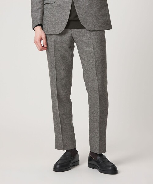 A DAY IN THE LIFE UNITED ARROWS(アデイインザライフユナイテッドアローズ)の「カラミ ノープリーツ スラックス-セットアップ対応・マシンウォッシャブル-<A DAY IN THE LIFE>(スラックス・メンズ・ネイビー/グレー系/コバルトブルー・XL/L/M/S)」の2枚目の写真