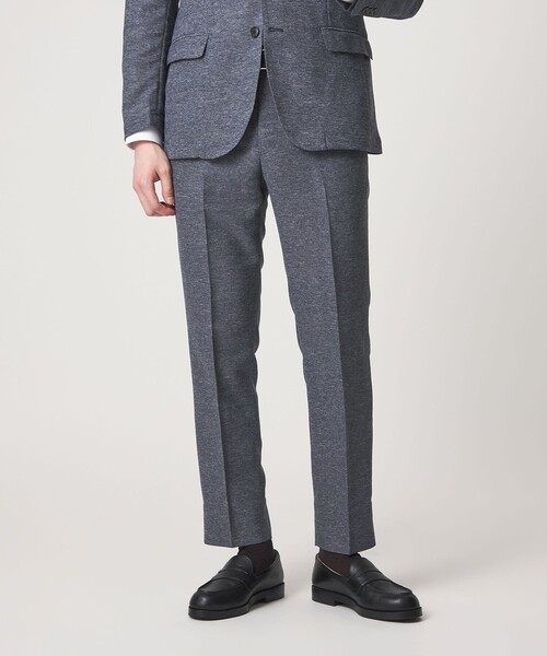 A DAY IN THE LIFE UNITED ARROWS(アデイインザライフユナイテッドアローズ)の「カラミ ノープリーツ スラックス-セットアップ対応・マシンウォッシャブル-<A DAY IN THE LIFE>(スラックス・メンズ・ネイビー/グレー系/コバルトブルー・XL/L/M/S)」の3枚目の写真