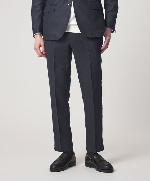A DAY IN THE LIFE UNITED ARROWS(アデイインザライフユナイテッドアローズ)の「カラミ ノープリーツ スラックス-セットアップ対応・マシンウォッシャブル-<A DAY IN THE LIFE>(スラックス・メンズ・ネイビー/グレー系/コバルトブルー・XL/L/M/S)」の4枚目の写真