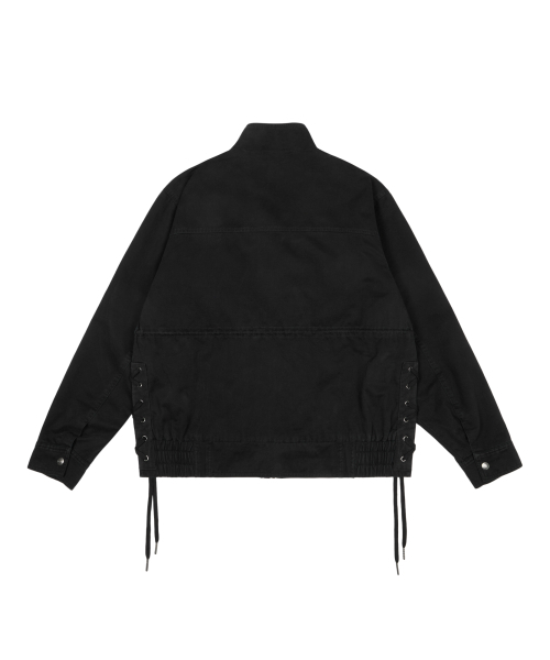 AAKAM（アーカム）の「Nova Drawstring Field Jacket (Black)（ミリタリージャケット・レディース・その他・1/2）」の2枚目の写真