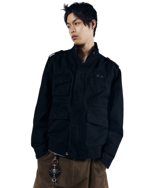 AAKAM（アーカム）の「Nova Drawstring Field Jacket (Black)（ミリタリージャケット・レディース・その他・1/2）」の14枚目の写真