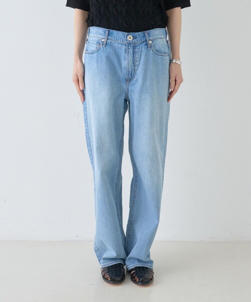 upperhights（アッパーハイツ）の「【upper hights/アッパーハイツ】THE LAZY NICE NID-R ザ レイジー ニース ミッドライズ/ワイドデニム/ウエストサイドゴム（デニムパンツ・レディース・ライトブルー・25/24/23/22/21）」の13枚目の写真