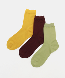 IENA | babaco/ババコ 3Pairs of colors Socks 靴下(ソックス/靴下)