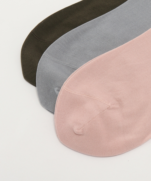 IENA（イエナ）の「babaco/ババコ 3Pairs of colors Socks 靴下（ソックス/靴下・レディース・ライトグリーン・FREE）」の2枚目の写真