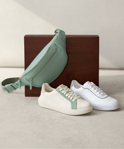 COLE HAAN(コールハーン)の「グランド ハリオン カップ レザー womens(スニーカー・レディース・ホワイト・8/8.5/5.5/6/6.5/7/7.5/5)」の2枚目の写真