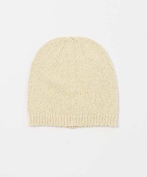 KBF（ケイビーエフ）の「スラブニットビーニー（ニットキャップ/ビーニー・レディース・ブラック/アイボリー・ONE）」の8枚目の写真