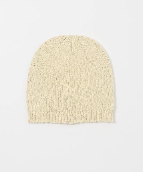 KBF（ケイビーエフ）の「スラブニットビーニー（ニットキャップ/ビーニー・レディース・ブラック/アイボリー・ONE）」の9枚目の写真