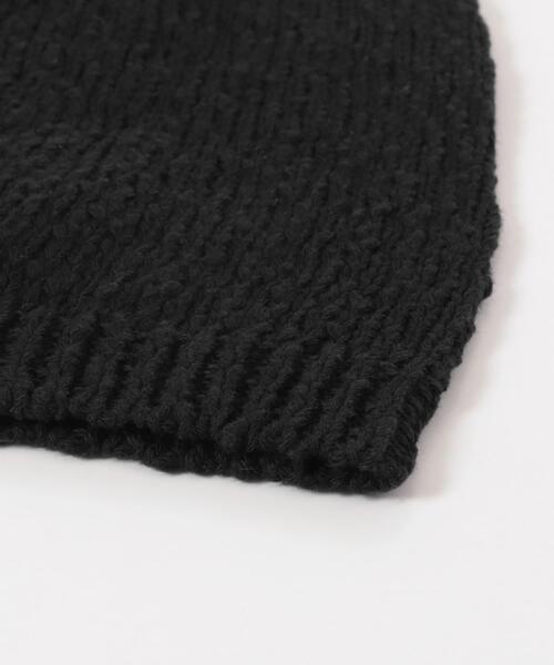 KBF（ケイビーエフ）の「スラブニットビーニー（ニットキャップ/ビーニー・レディース・ブラック/アイボリー・ONE）」の17枚目の写真
