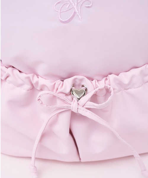 SAMANTHAVEGA(サマンサベガ)の「ライトギャザーリュック(バックパック/リュック・レディース・ベビーピンク・FREE)」の4枚目の写真