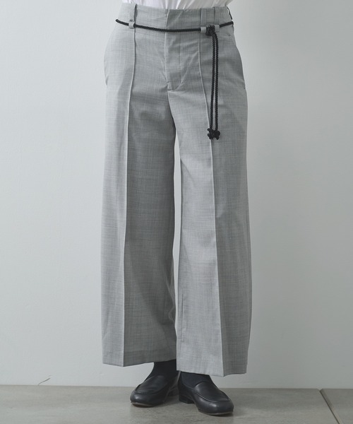 ETHOSENS（エトセンス）の「別注 Summer Pants（その他パンツ・メンズ・グレー/ネイビー・1/2）」の6枚目の写真