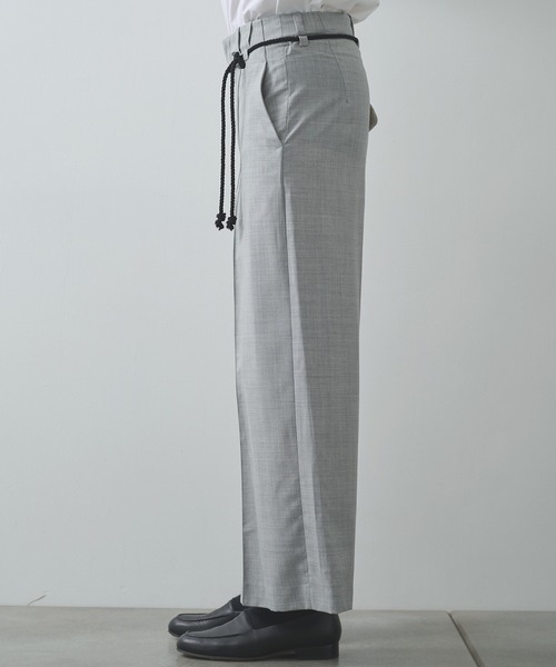 ETHOSENS（エトセンス）の「別注 Summer Pants（その他パンツ・メンズ・グレー/ネイビー・1/2）」の5枚目の写真