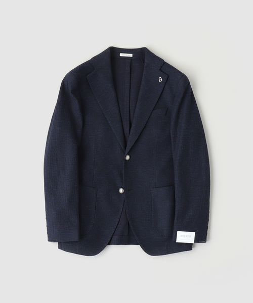 EDIFICE（エディフィス）の「BRERAS (ブレラス) Jersey Pin Check JK（テーラードジャケット・メンズ・ブラウン系その他/ダークブルー・44/46/48/50）」の2枚目の写真