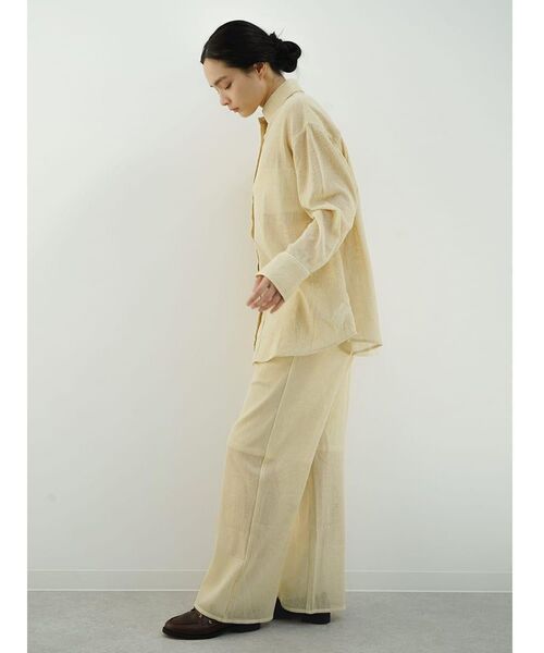 FIKA.（フィーカ）の「Glitter mesh shirt（シャツ/ブラウス・レディース・シルバー/ゴールド・MEDIUM）」の4枚目の写真