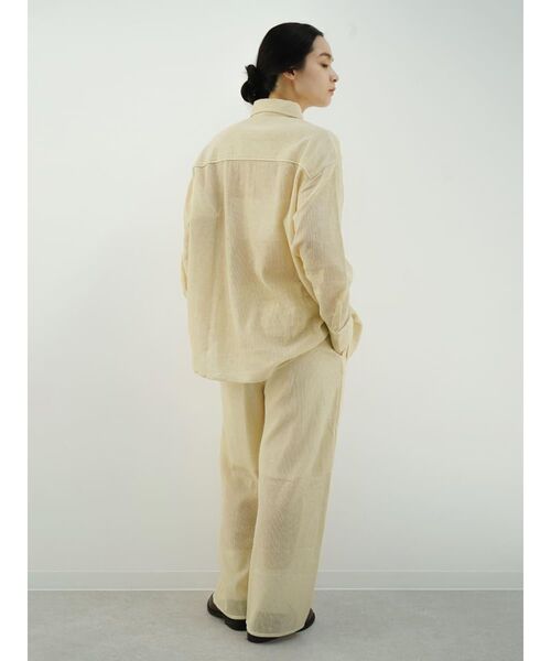 FIKA.（フィーカ）の「Glitter mesh shirt（シャツ/ブラウス・レディース・シルバー/ゴールド・MEDIUM）」の5枚目の写真