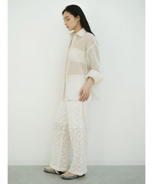 FIKA.（フィーカ）の「Glitter mesh shirt（シャツ/ブラウス・レディース・シルバー/ゴールド・MEDIUM）」の16枚目の写真