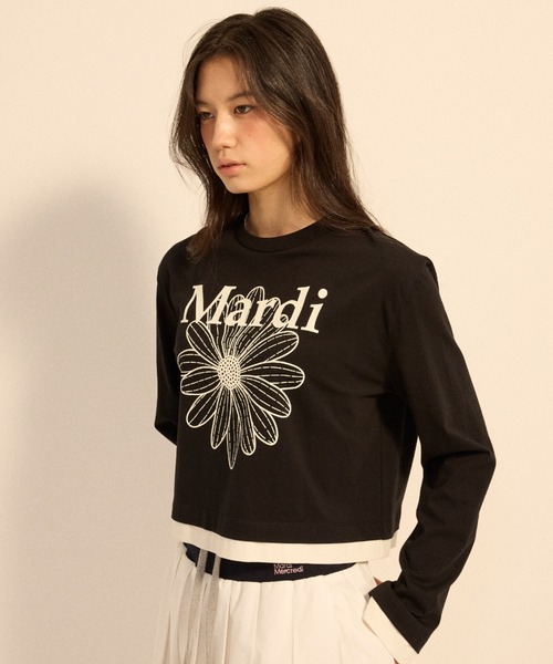 Mardi Mercredi（マルディメクルディ）の「TSHIRT LONG SLEEVE