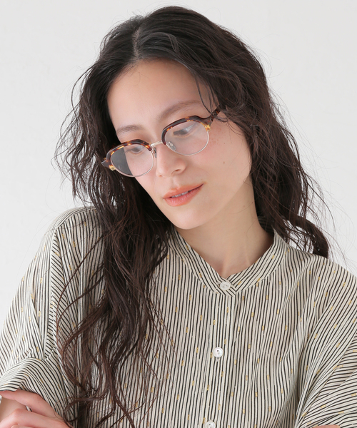 kearny(カーニー)の「【KEARNY/カーニー】uhuy:メガネ(メガネ・レディース・ブラック/ベージュ・FREE)」の2枚目の写真