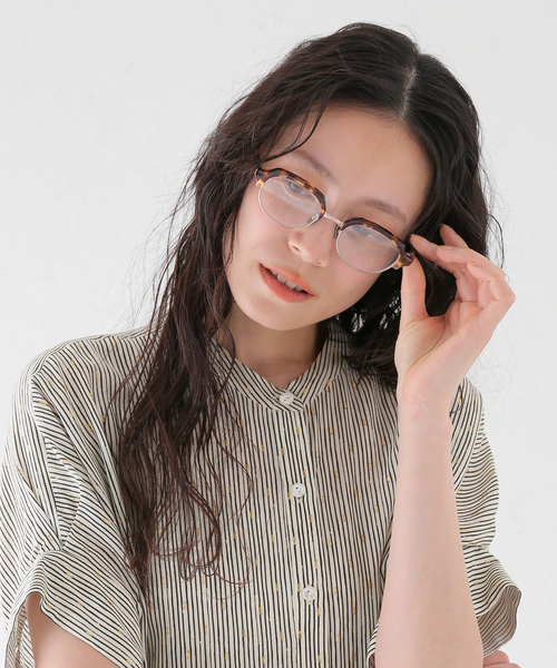 kearny(カーニー)の「【KEARNY/カーニー】uhuy:メガネ(メガネ・レディース・ブラック/ベージュ・FREE)」の3枚目の写真