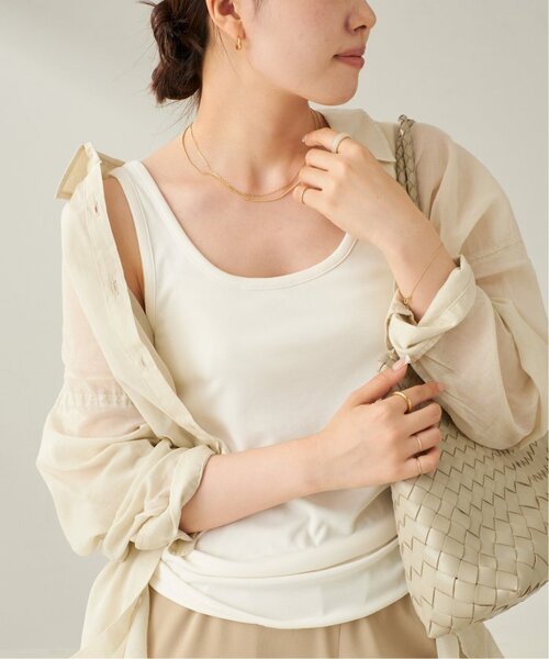 plage（プラージュ）の「《追加》sandwash loose タンク（タンクトップ・レディース・チャコールグレー/ブラウン/ホワイト・FREE）」の2枚目の写真