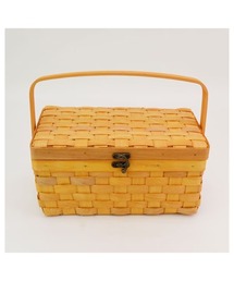 SPECIAL PRODUCT DESIGN（スペシャルプロダクトデザイン）の「スライスウッド ソーイングバスケット L 蓋付き かご 小物（収納グッズ）」