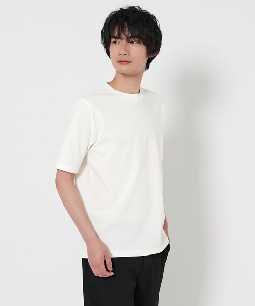 A DAY IN THE LIFE UNITED ARROWS（アデイインザライフユナイテッドアローズ）の「シャイニー ポンチ ベーシックカットソー＜A DAY IN THE LIFE＞（Tシャツ/カットソー・メンズ・ワイン/ブラック/ベージュ/ライトグレー/ホワイト・XL/S/L/M）」の6枚目の写真