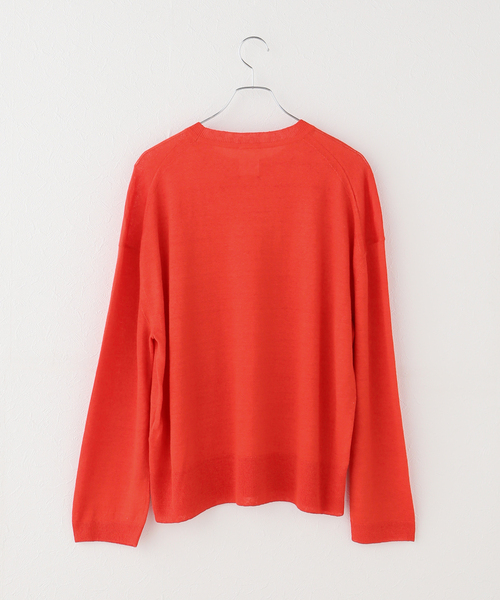 IENA イエナ ニット・セーター -(L位) オレンジ 【古着】【中古】 IENA - IENA イエナ ニット・セーター -(L位) オレンジ 【古着】【中古