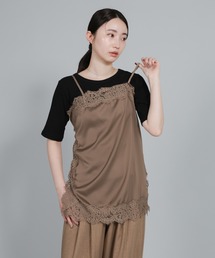 【Et】Lace Satin Camisole
