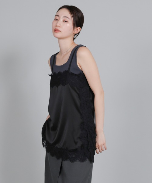 Et】Lace Satin Camisole（キャミソール）｜select MOCA Et（セレクト