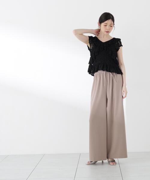 PROPORTION BODY DRESSING(プロポーションボディドレッシング)の「【中川紅葉さん着用】<a>ワイドイージーパンツ / 1216139503(その他パンツ・レディース・ブラック/ベージュ・MEDIUM/P/S/SMALL)」の22枚目の写真