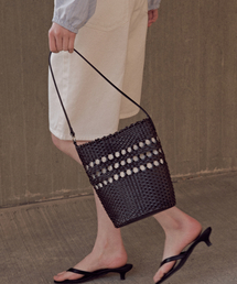 テサバケットショルダー ダークブラウン