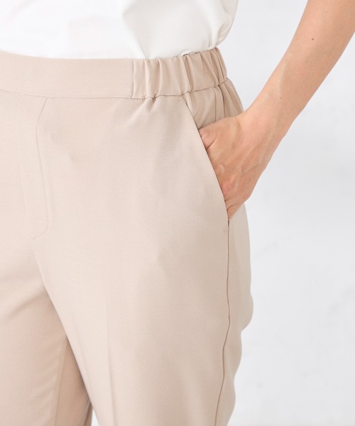 GALLORIA(ギャローリア)の「【セットアップで着られる】キレメク麻調テーパードパンツ(その他パンツ・レディース・ベージュ/ネイビー/ブラック・S/M/LL/L)」の9枚目の写真