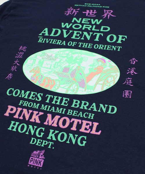 RNA(アールエヌエー)の「M2558 PINKMOTEL 新世界ポケロンT(Tシャツ/カットソー・レディース・ネイビー/ホワイト・MEDIUM)」の20枚目の写真